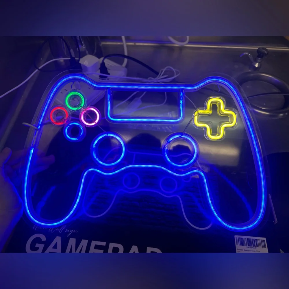 LED Gaming Controller Neon Sign